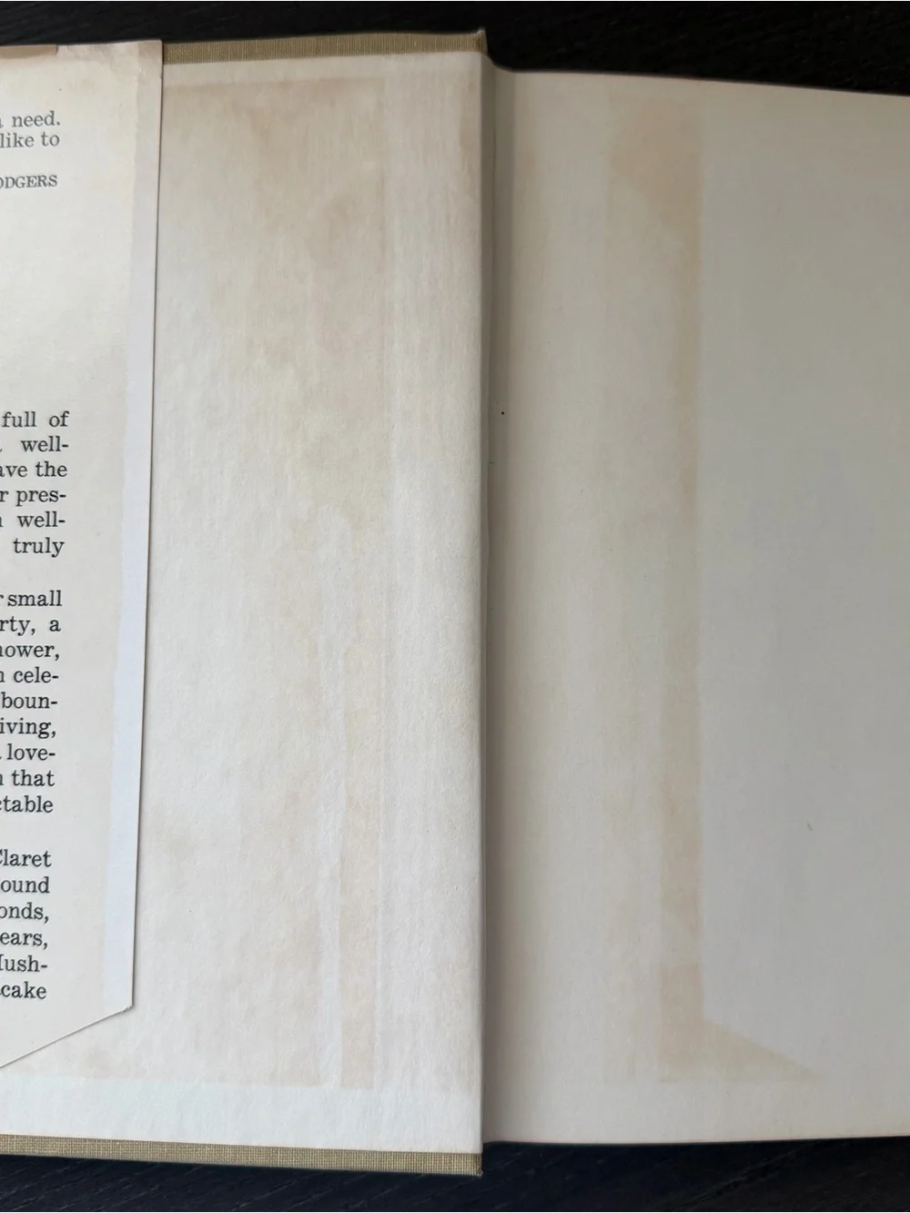 Vintage 1971 The Gift-Giver’s Cookbook Hardcover Jane Green Choate